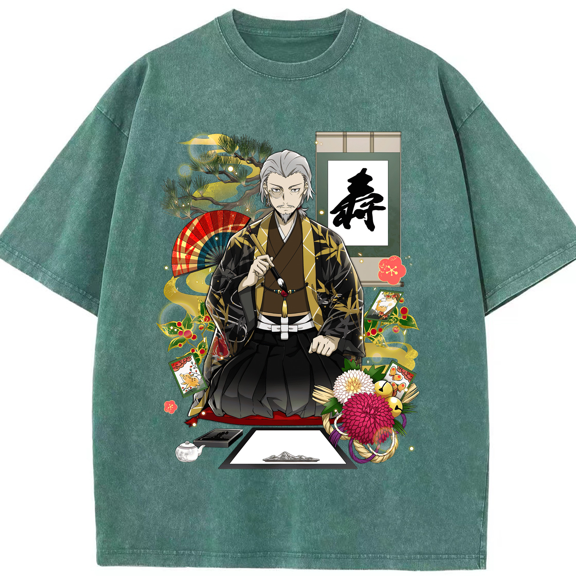 （画像用） 文豪ストレイドッグス Bungo Stray Dogs 綿100% ヴィンテージ風 半袖Tシャツ（フロントプリント）